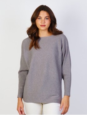 Long Bat Sleeves Pullover Loose Top